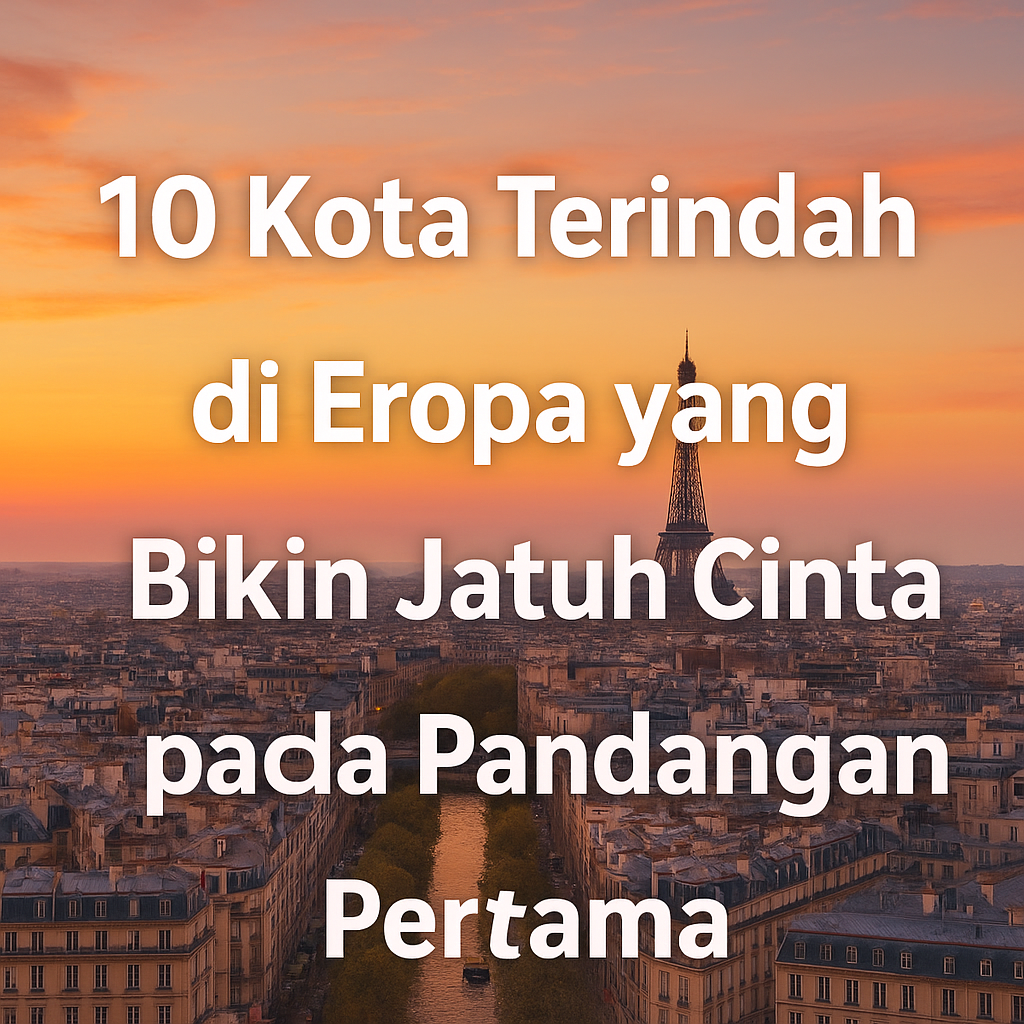 10 Kota Terindah di Eropa yang Bikin Jatuh Cinta pada Pandangan Pertama